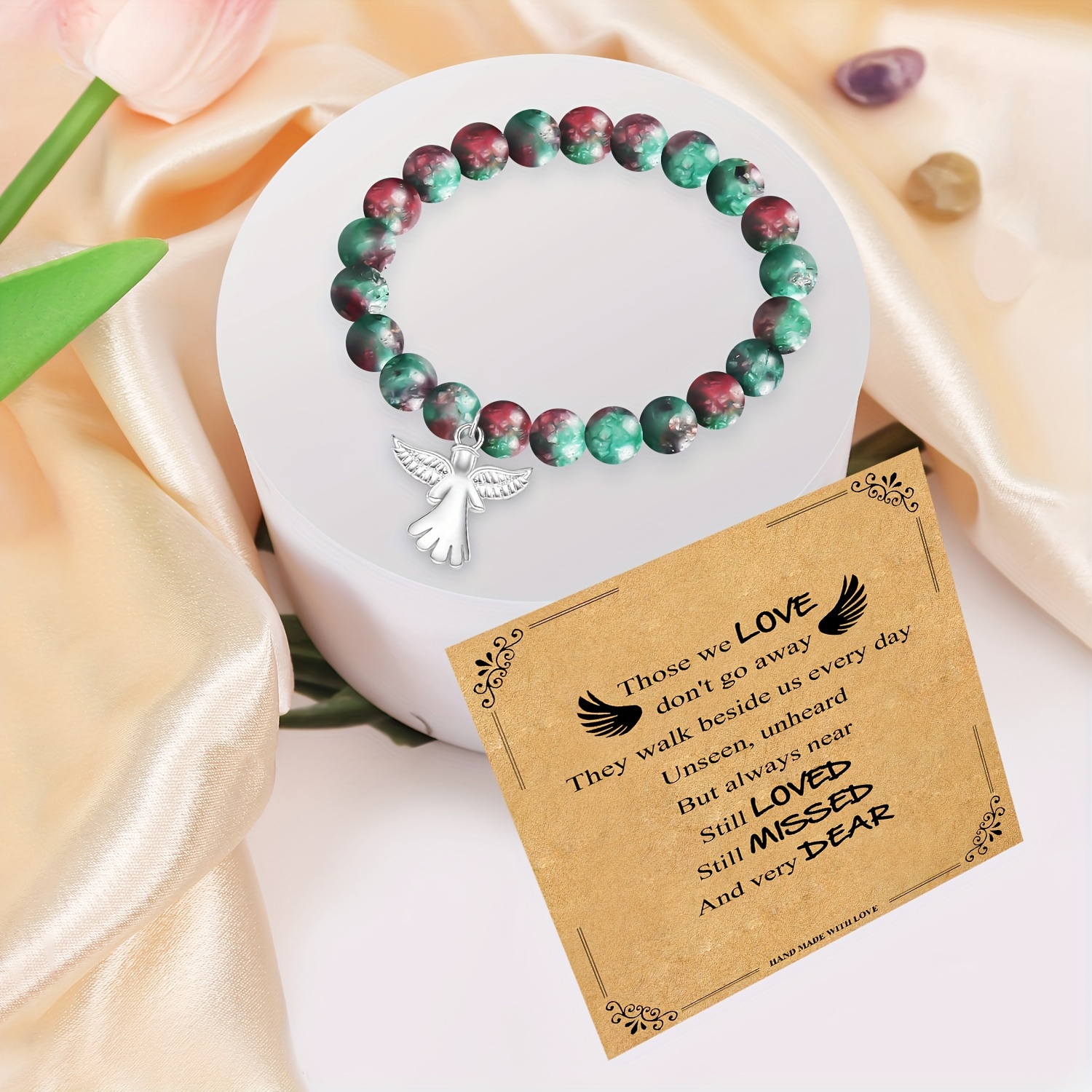 Stylish Bracelet with Blessing Card, Easter Gift